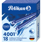 Pelikan Groraum-Tintenpatronen 4001 GTP/18, knigsblau