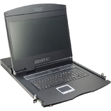 DIGITUS 19" modulare Konsole, mit KVM-Switch 8-Port