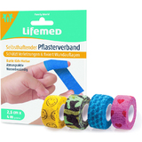 Lifemed Pflasterverband, selbsthaftend, farbig sortiert