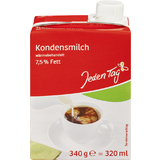 Jeden tag Kondensmilch, 7,5 % Fett, 340 g = 320 ml