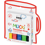 KREUL porzellan-pirat Porzellanmalstift "MUCKI", 5er-Set