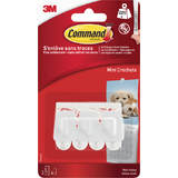 3M command Mini-Haken, Kunststoff, Gre: S, wei, 3er Pack