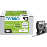 DYMO d1 Schriftbandkassette schwarz/wei, 12 mm x 7 m, 10er