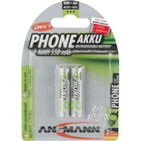 ANSMANN maxe NiMH Akku, micro AAA, 550 mAh, 2er Blister