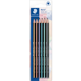 STAEDTLER bleistift Noris pastel, Hrtegrad: HB, 6er Blister