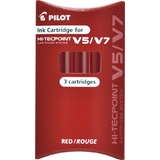 PILOT tintenpatronen fr tintenroller V5/V7, rot