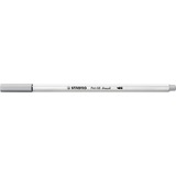 STABILO pinselstift Pen 68 brush, mittelgrau