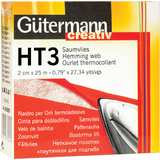 Gtermann saumvlies HT3, 20 mm x 25 m, wei