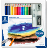 STAEDTLER zeichenset Watercolour design Journey, 18-teilig