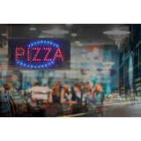 Securit led-reklametafel "PIZZA", 2 aufleuchtende Farben