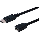 DIGITUS displayport 1.2 Verlngerungskabel, 2,0 m, schwarz