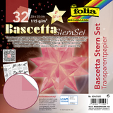 folia Faltbltter Bascetta-Stern, 200 x 200 mm, rosa