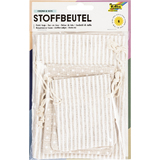 folia stoffbeutel mit Motivdruck, in 3 Gren sortiert