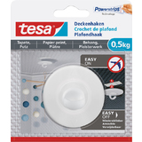 tesa powerstrips Deckenhaken, fr tapete & Putz, 0,5 kg