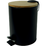 helit Tret-Abfallbehlter "the bamboo", 3 Liter, schwarz