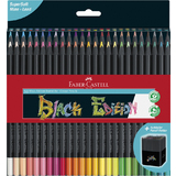 FABER-CASTELL dreikant-buntstifte Black Edition, 50er Etui