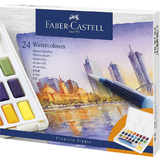 FABER-CASTELL aquarellfarbe in Npfchen, 24er Etui