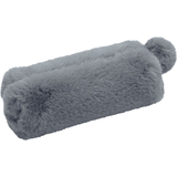 WEDO schlamper-etui "FLUFFY", aus Plsch, blaugrau