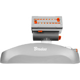 Bradas turbo-kreisregner WHITE LINE, grau/wei/orange