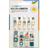 folia holzklammern mit druck "All year II"