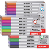 Kores non-permanent Marker "K marker W1", 4er Etui