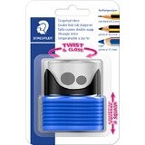 STAEDTLER doppel-spitzdose TWIST & CLOSE, schwarz/blau