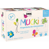 KREUL fingerfarbe "MUCKI" fr Glckskinder, 50 ml, 6er-Set