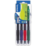 PILOT gelschreiber G2 07 Set2Go, 4er Etui