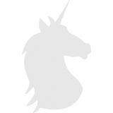 Securit kreidetafel SILHOUETTE "UNICORN", wei