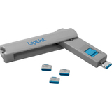 LogiLink usb-c Sicherheitsschloss, 1 Schlssel / 4 Schlsser