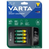 VARTA Ladegert lcd Smart Charger+, inkl. 4x mignon AA Akkus