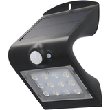 uniTEC solar-led-wandleuchte mit Bewegungsmelder, schwarz