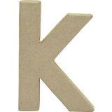 dcopatch 3D-Buchstabe "k", Pappmach, 85 x 120 mm