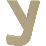 dcopatch 3D-Buchstabe "y", Pappmach, 85 x 120 mm