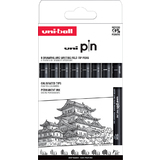 uni-ball fineliner PIN ASP010, 8er Set