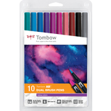 Tombow doppelfasermaler "DUAL brush PEN ABT", 10er Galaxy