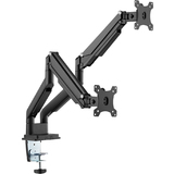 DIGITUS universal Dual Monitorhalter, mit Klemmbefestigung