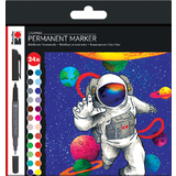 Marabu permanent-marker Graphix "HERO of GALAXY", 24er Etui