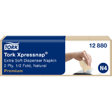 TORK xpressnap Spender-Servietten, 213 x 165 mm, naturwei