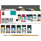 Marabu acryllack Decorlack, Starter-Set, 6 x 15 ml