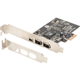 DIGITUS firewire 1394a pci-express Karte, 2+1 Port