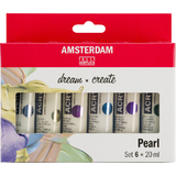 ROYAL talens Acrylfarbe amsterdam Pearl, 6 x 20 ml