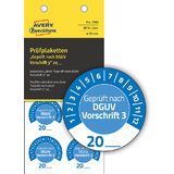 AVERY zweckform Prfplaketten "DGUV vorschrift 3", blau