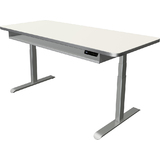 kerkmann sitz-steh-schreibtisch Move 4 Premium, wei