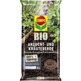 COMPO bio Anzucht- und Krutererde torffrei, 5 Liter