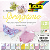 folia Faltbltter "Springtime", 150 x 150 mm, 80 g/qm