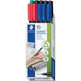 STAEDTLER lumocolor Permanent-Marker 318F, 10er Schachtel