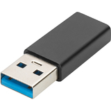 DIGITUS usb Type-C Adapter, usb A - USB-C, schwarz