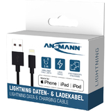 ANSMANN daten- & Ladekabel, usb - apple Lightning, 1,0 m