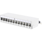 DIGITUS desktop Modular patch Panel, geschirmt, 12-Port